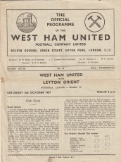 West Ham United v Leyton Orient