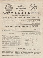 West Ham United v Doncaster Rovers