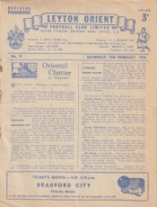 Leyton Orient v Bradford City