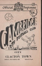 Cambridge City v Clacton Town