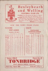 Bexleyheath & Welling v Tonbridge