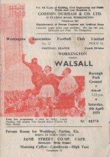 Workington v Walsall