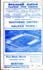 Southend United v Halifax Town