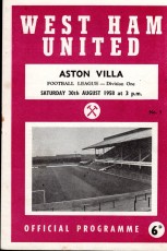 West Ham United v Aston Villa