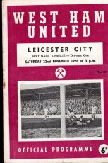 West Ham United v Leicester City