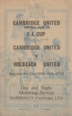 Cambridge United v Holbeach United