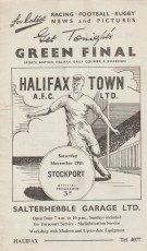 Halifax Town v Stockport County