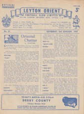 Leyton Orient v Derby County