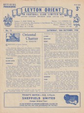Leyton Orient v Sheffield United