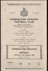 Carshalton Athletic v Enfield