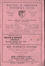 Walton & Hersham v Enfield