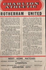 Charlton Athletic v Rotherham United