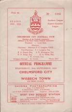 Chelmsford City v Wisbech Town