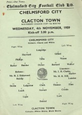 Chelmsford City v Clacton Town