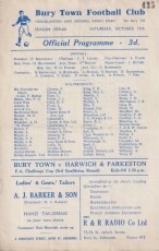 Bury Town v Harwich & Parkeston