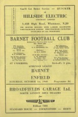 Barnet v Enfield