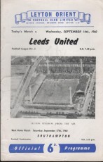 Leyton Orient v Leeds United