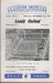 Leyton Orient v Leeds United