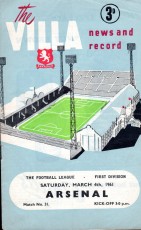 Aston Villa v Arsenal