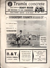 Stockport County v Workington Town
