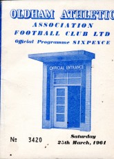 Oldham Athletic v Darlington