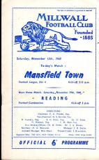 Millwall v Mansfield Town