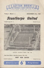 Leyton Orient v Scunthorpe United