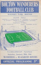 Bolton Wanderers v Blackburn Rovers