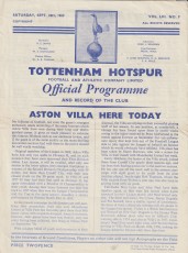 Tottenham Hotspur v Aston Villa