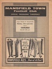 Mansfield Town v Carlisle United