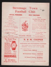 Stevenage Town v Aveley