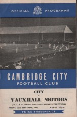 Cambridge City v Vauxhall Motors