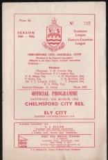 Chelmsford City v Ely City