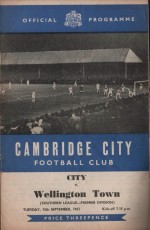 Cambridge City v Wellington Town