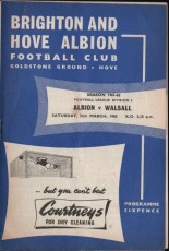 Brighton & Hove Albion v Walsall