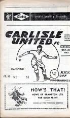 Carlisle United v Mansfield Town