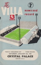 Aston Villa v Crystal Palace