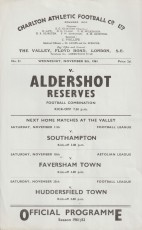 Charlton Athletic v Aldershot Town