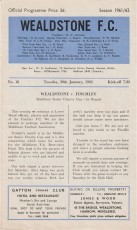 Wealdstone v Finchley