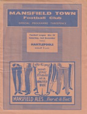 Mansfield Town v Hartlepool United