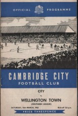 Cambridge City v Wellington Town