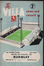 Aston Villa v Burnley