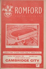 Romford v Cambridge City