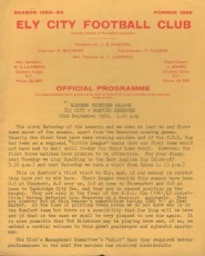 Ely City v Romford