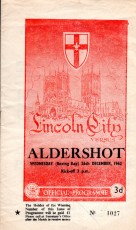 Lincoln City v Aldershot Town