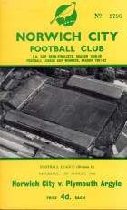 Norwich City v Plymouth Argyle