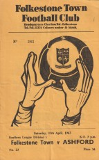 Folkestone Town v Ashford Town
