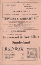 Gravesend & Northfleet v Sunderland