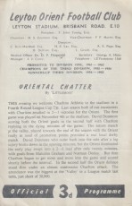 Leyton Orient v Charlton Athletic