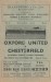Oxford United v Chesterfield